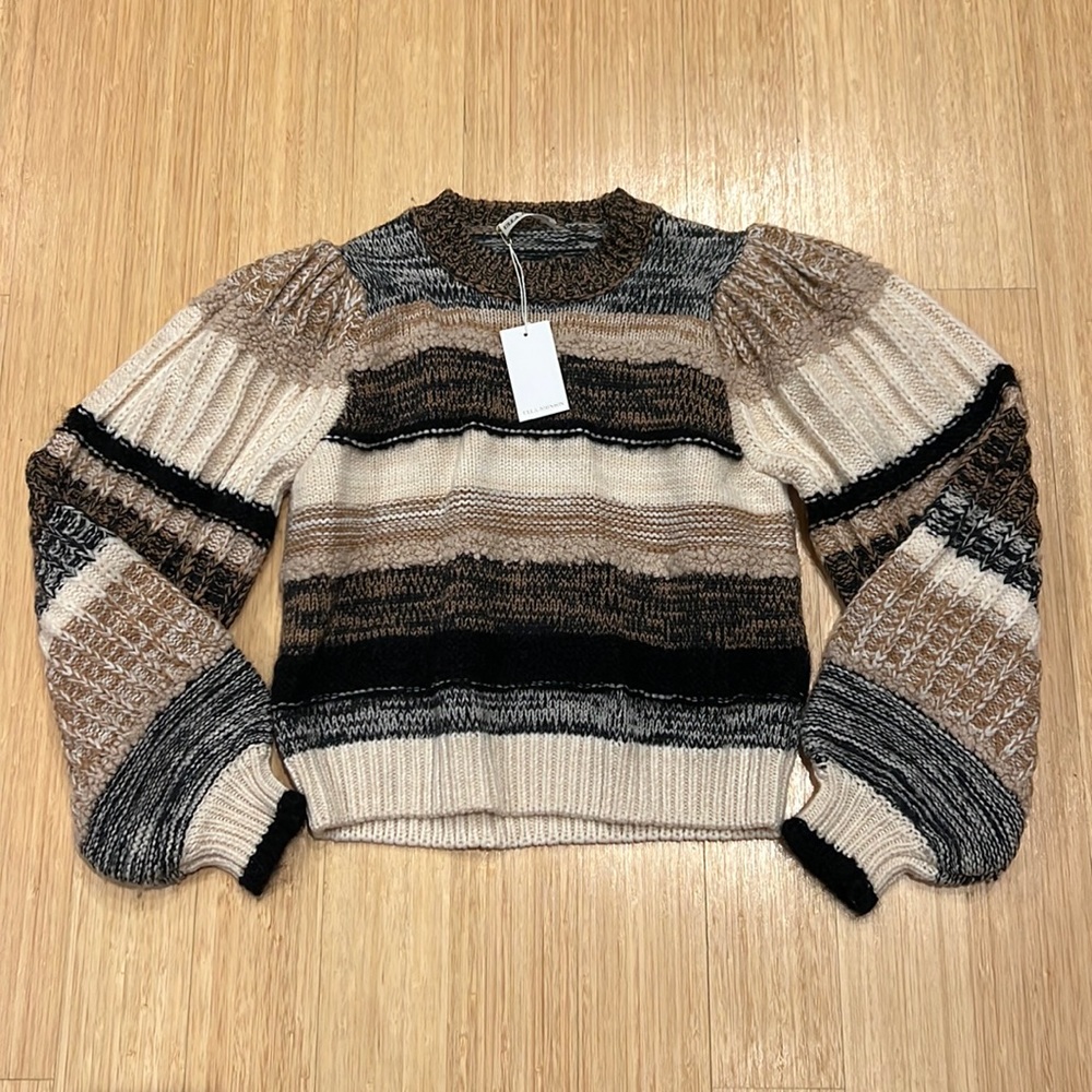 NEW with Tags! Size S, Ulla Johnson Samara Pullover in Natural.